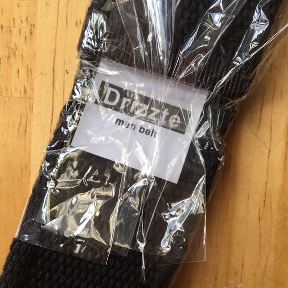 Drizzte all size belt mens black web style 1.5” x 50” NWT - Picture 6 of 9